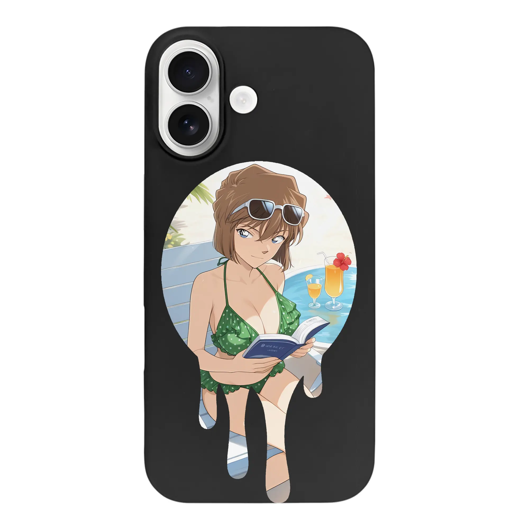 名探偵コナン グッズ 灰原 哀 - iPhone 17 シリーズ シリコンケース 薄型 耐衝撃 指紋防止 ソフトタッチカバー 精密フィット 傷防止 保護ケース iPhone 17/17 Air/17 Pro/17 Pro Max 対応